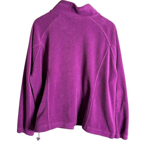 Columbia Benton Springs Fleece Jacket Magenta Size 3X - Picture 7 of 9